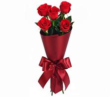 Букет 5 Красных роз Эдлесс Лав в Умёт