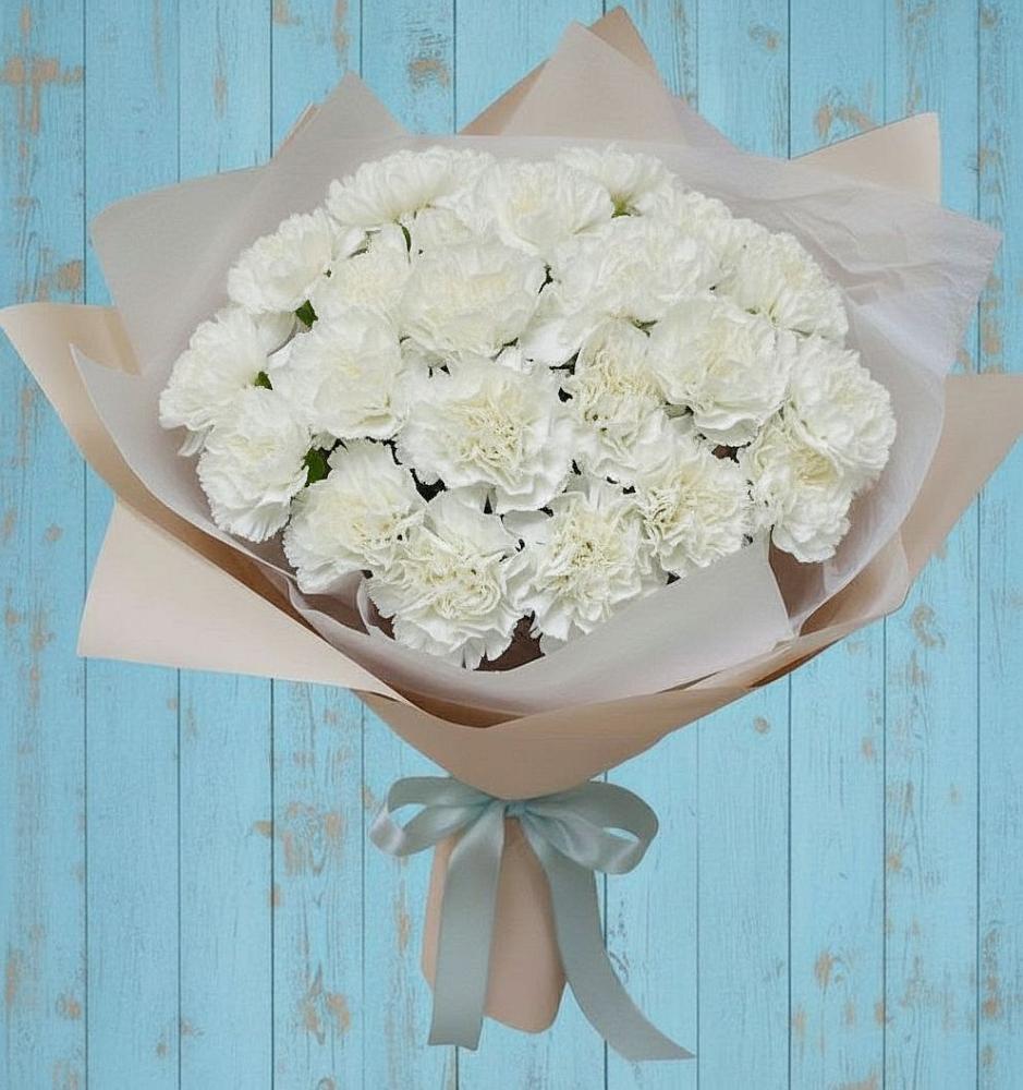 Букет цветов из: Гвоздики в Умёт