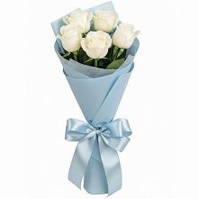 Букет 5 Белых роз Проуд #REPLACE_PRED# Умёт