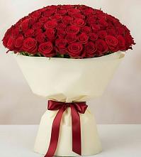 Букет 101 Красная роза Милано в Умёт