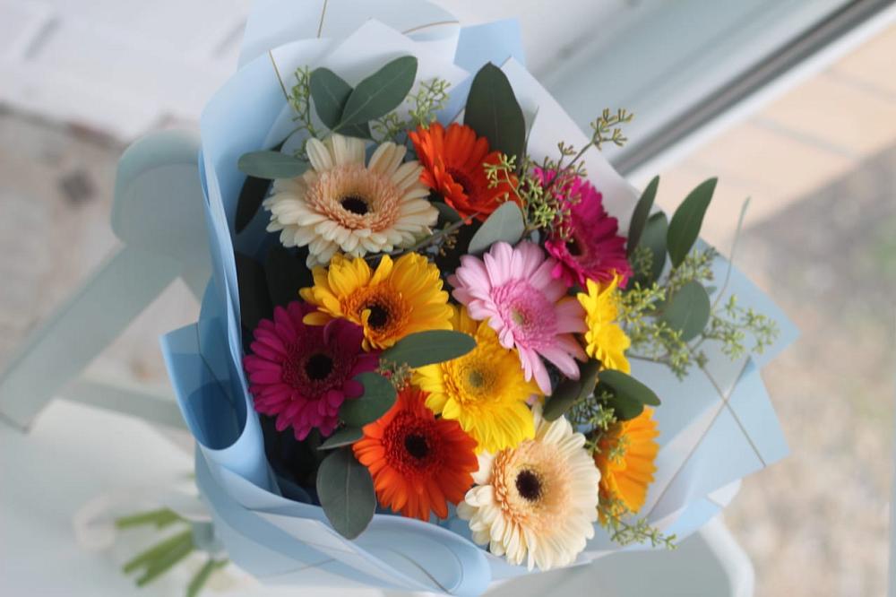 Букет цветов из: Герберы в Умёт