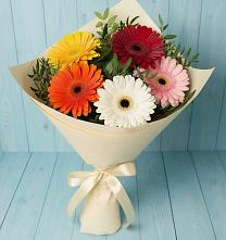 Букет цветов из:  Герберы #REPLACE_PRED# Умёт