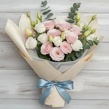 Букет цветов из:  Лизиантусы в Умёт