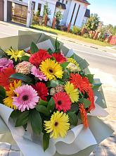 Букет цветов из:  Герберы #REPLACE_PRED# Умёт