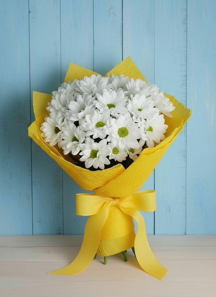 Букет цветов из: Хризантемы в Умёт