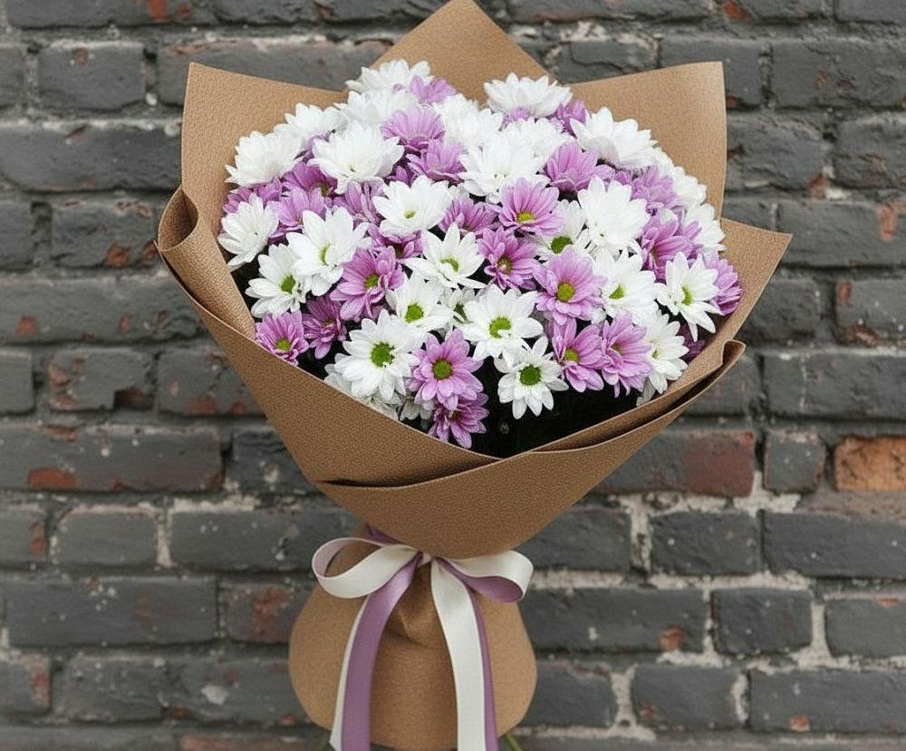 Букет цветов из: Хризантемы в Умёт