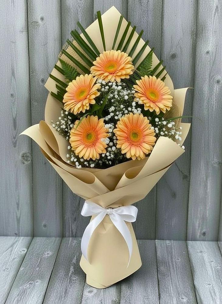 Букет цветов из: Герберы в Умёт
