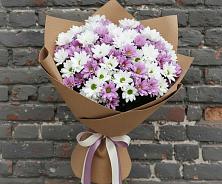 Букет цветов из:  Хризантемы #REPLACE_PRED# Умёт