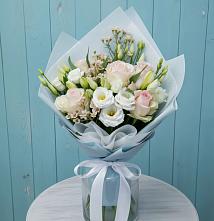 Букет цветов из:  Розы и Лизиантусы #REPLACE_PRED# Умёт