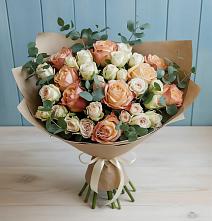 Букет цветов из:  Альстромерии и Розы #REPLACE_PRED# Умёт