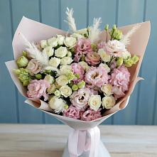 Букет цветов из:  Альстромерии и Розы #REPLACE_PRED# Умёт