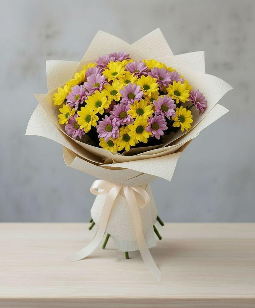 Букет цветов из: Хризантемы в Умёт